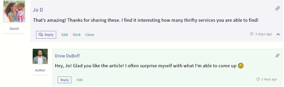 Communicating With Readers by Blog Comments